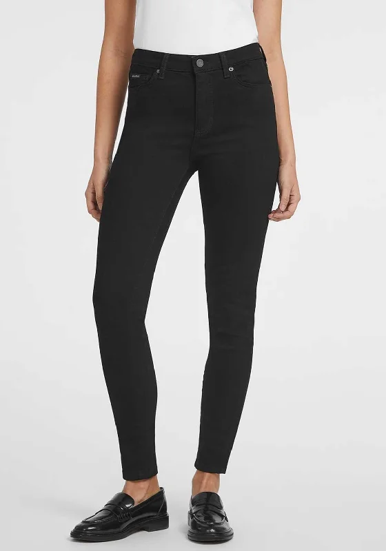 Elegant Design Guess Womens High Rise Skinny Jeans, Black