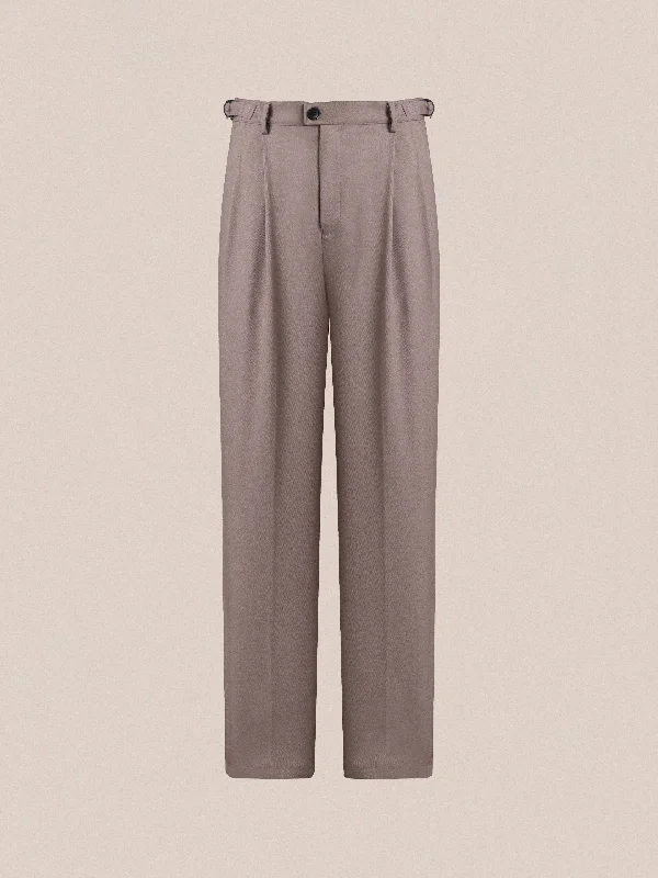 Feminine Charm Pleated Trousers