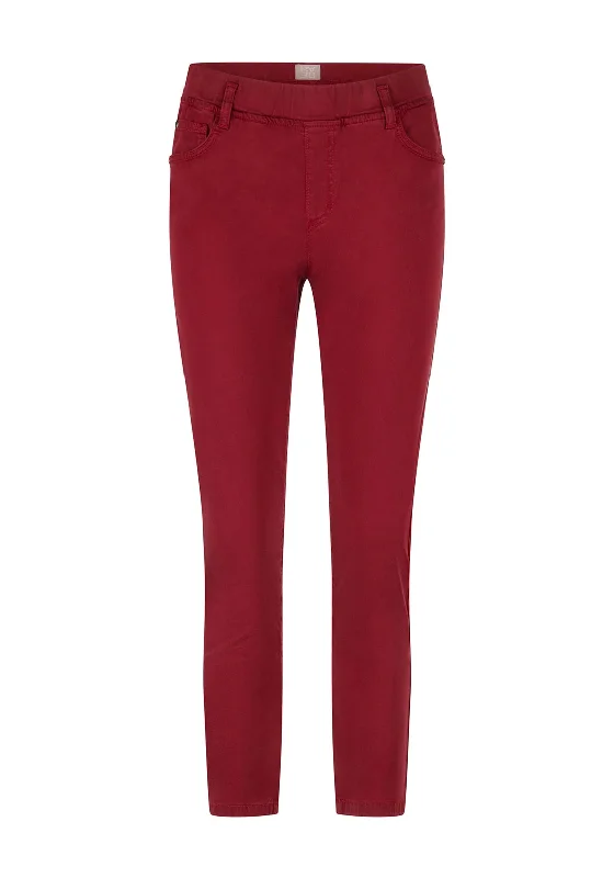 Must-have For Fashion Rabe Bella Slim Leg Jeans, Deep Red