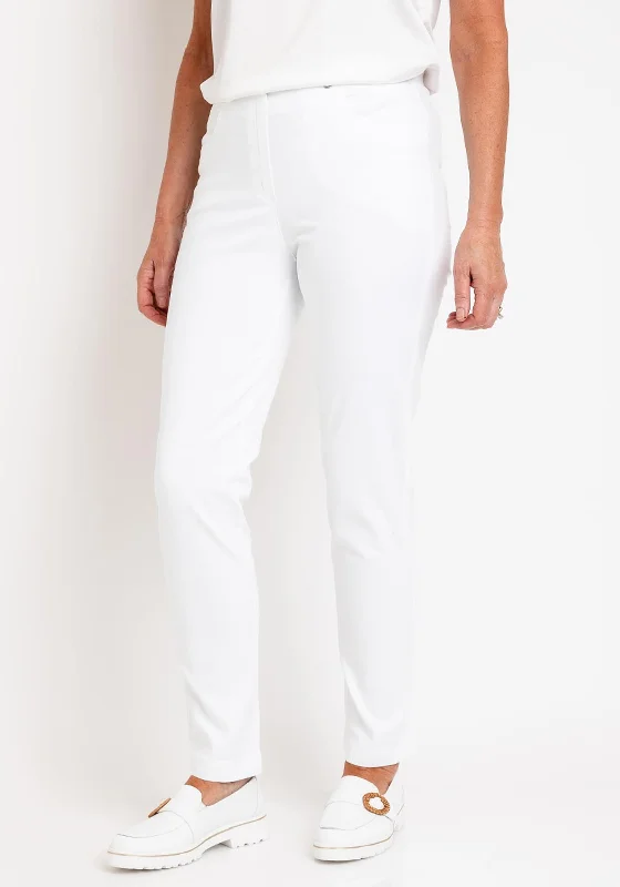 Double-sided Wear Robell Bella Slim Stretch Denim Jeggings, White