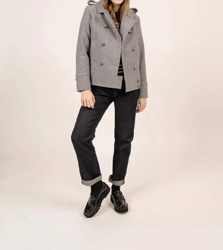 Personalized Outfit Ste Brigitte Coat Jacket In Gray