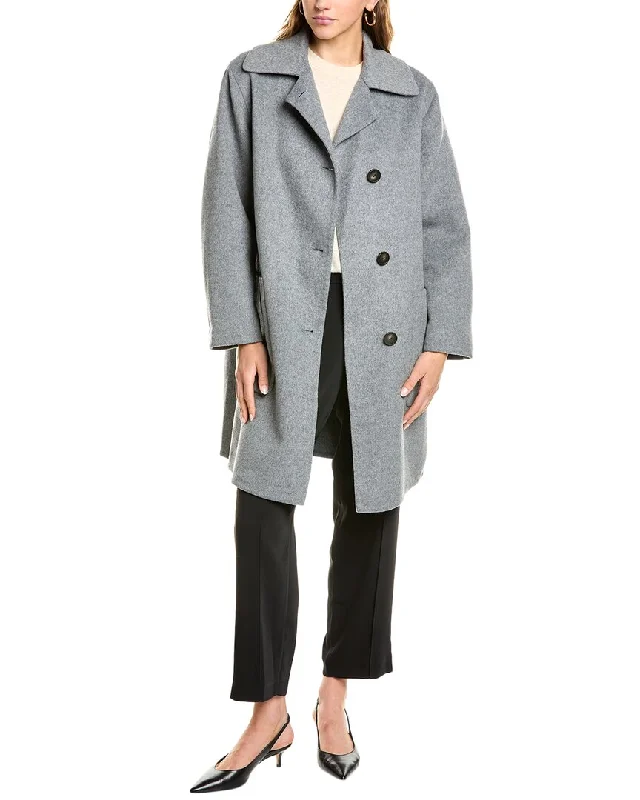 Classic Style Vince Wool-Blend Car Coat