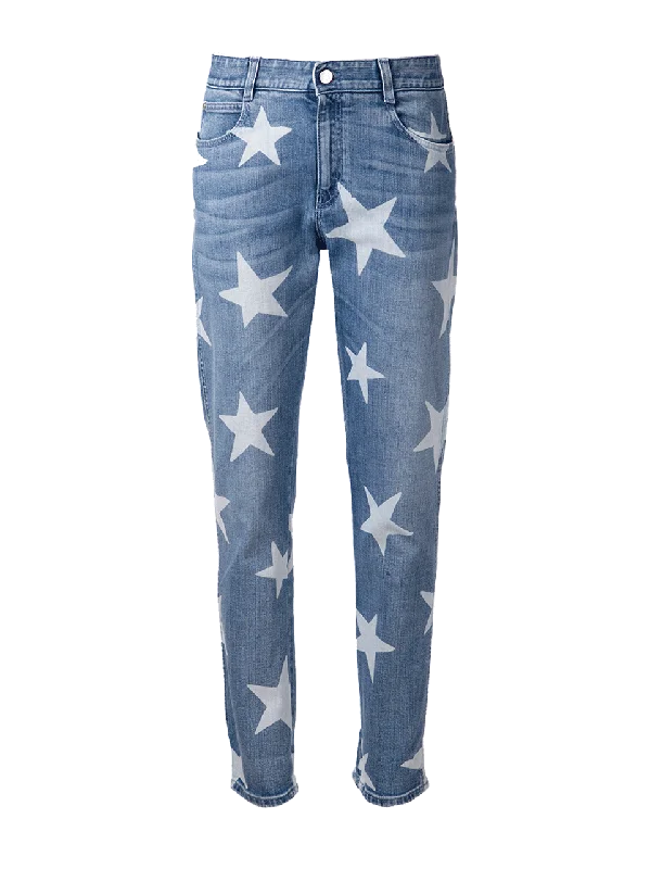 Personalized Design Boyfriend Star Jeans