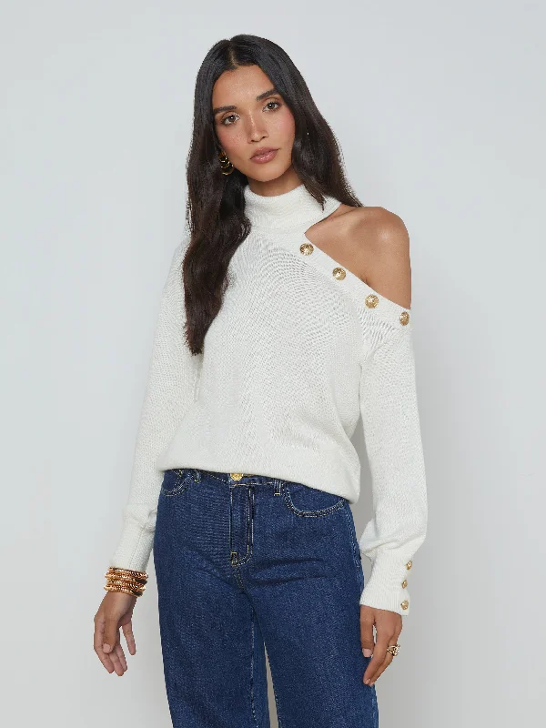 French Style Brixie Cutout Turtleneck