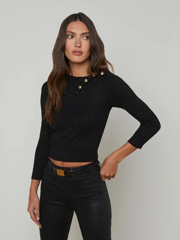 Exquisite Design Kamdyn Cropped Turtleneck