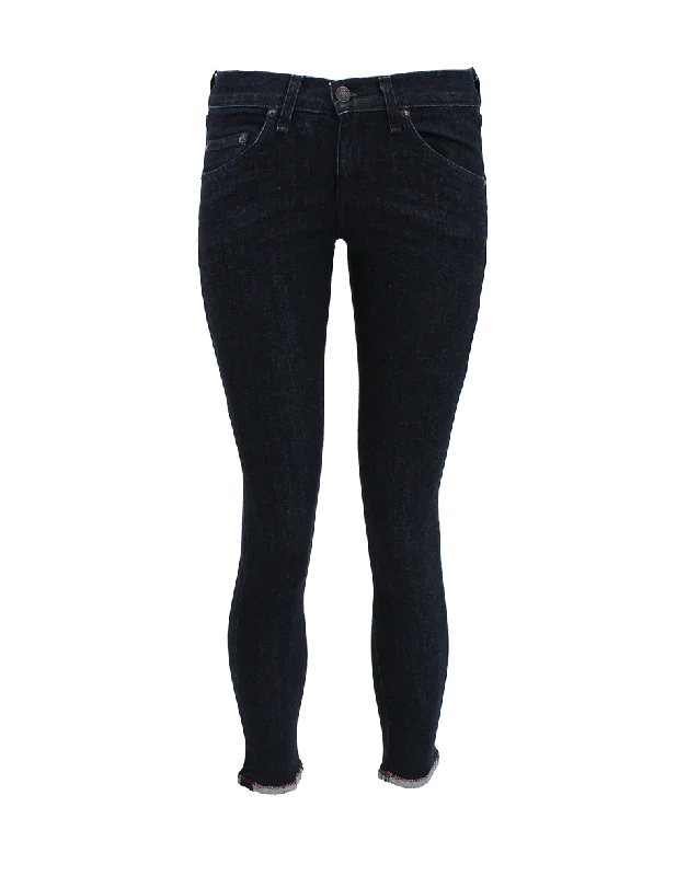 Exquisite Tailoring Slim Fit Repair Capri