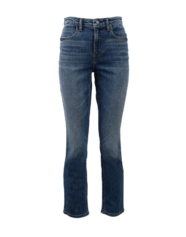 Feminine Charm Straight Aged Jean